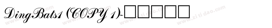 DingBats1 (COPY 1)字体转换